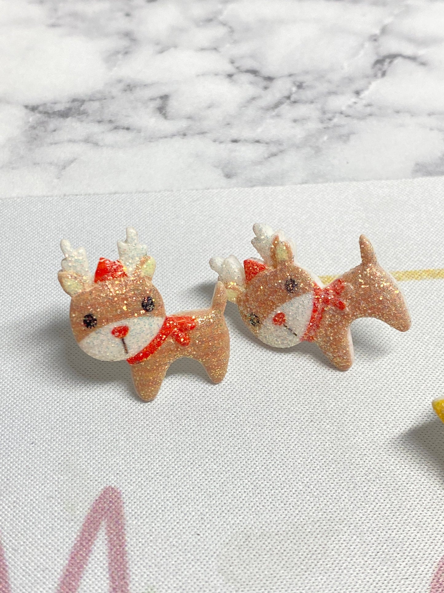 Christmas Earrings, Holiday studs,  Cute Christmas jewelry