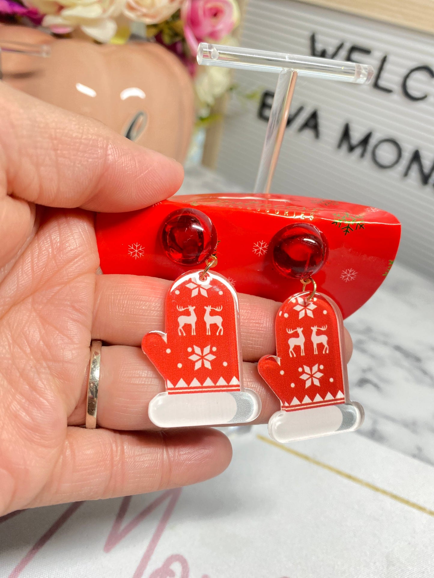 Christmas Earrings, Holiday Earrings, Cute Earrings