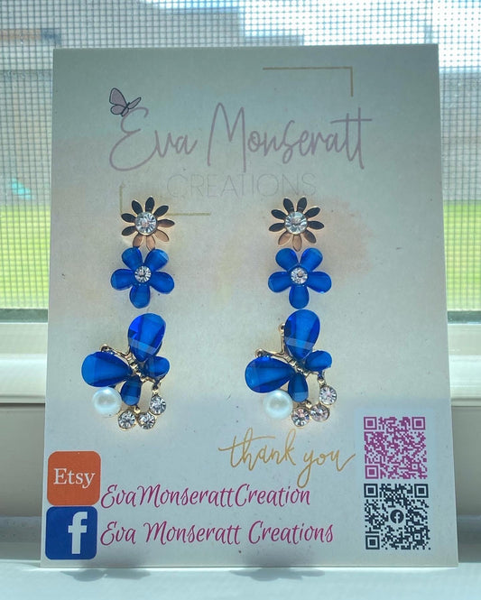 Butterfly Earrings Set