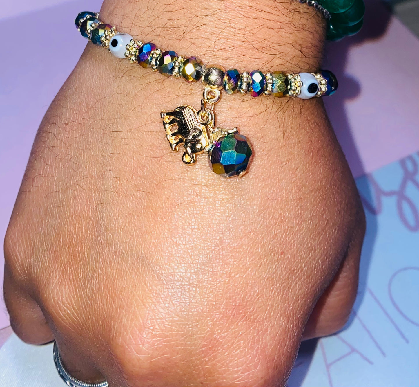 Elephant/Eye🧿 Beaded Bracelet