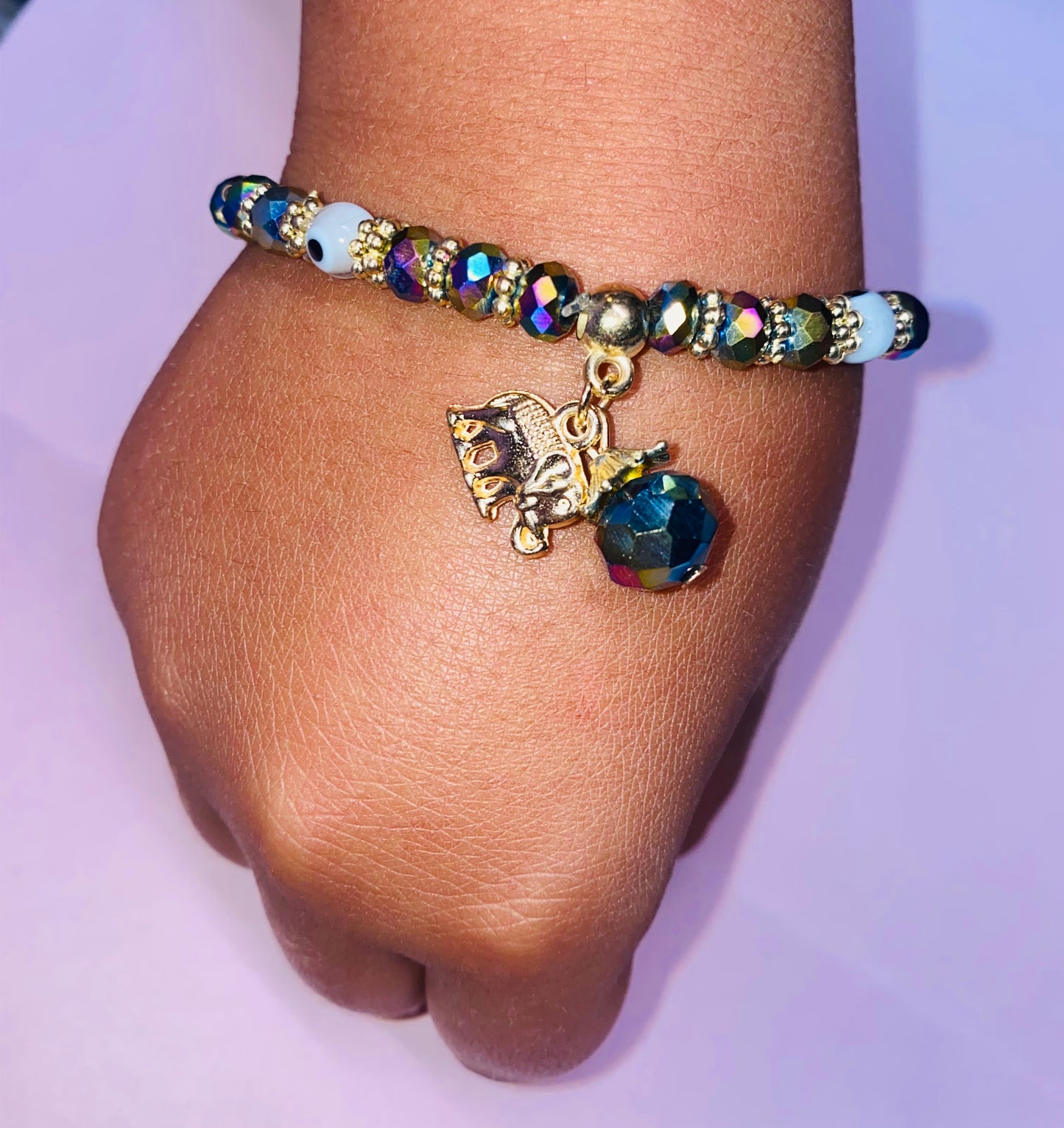 Elephant/Eye🧿 Beaded Bracelet